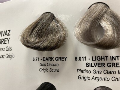 Lady Republic Cream Permanent Hair Color Dark Grey 6.71