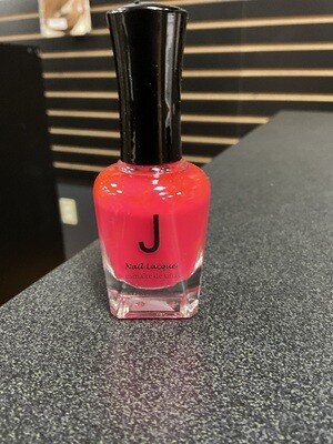 J2 Neon fuchsia nail polish