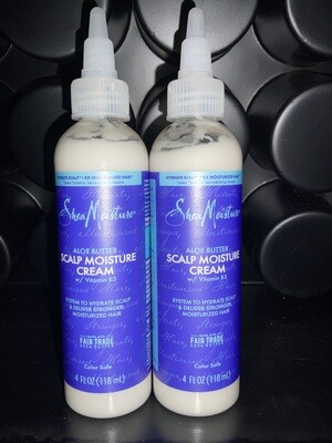 Shea Moisture Aloe Butter Scalp Moisture Cream, 4 oz