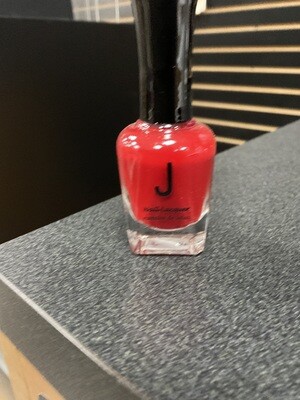 J2 Red nail polish