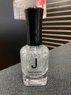 J2 Spangle silver nail polish