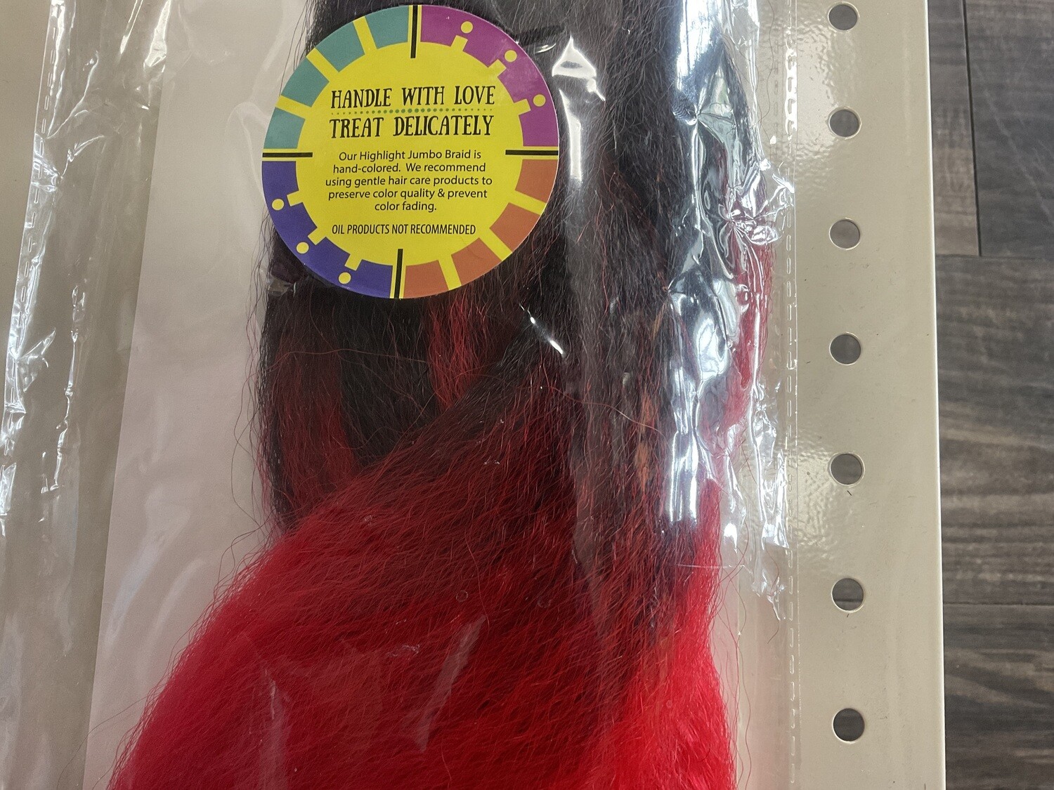 Rast A  fri Braiding Hair GT1B/RED
