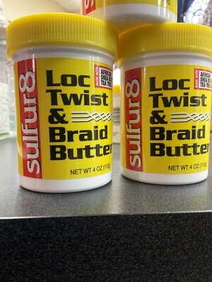 Sulfur 8 Loc Twist & Braid Butter 4 oz.