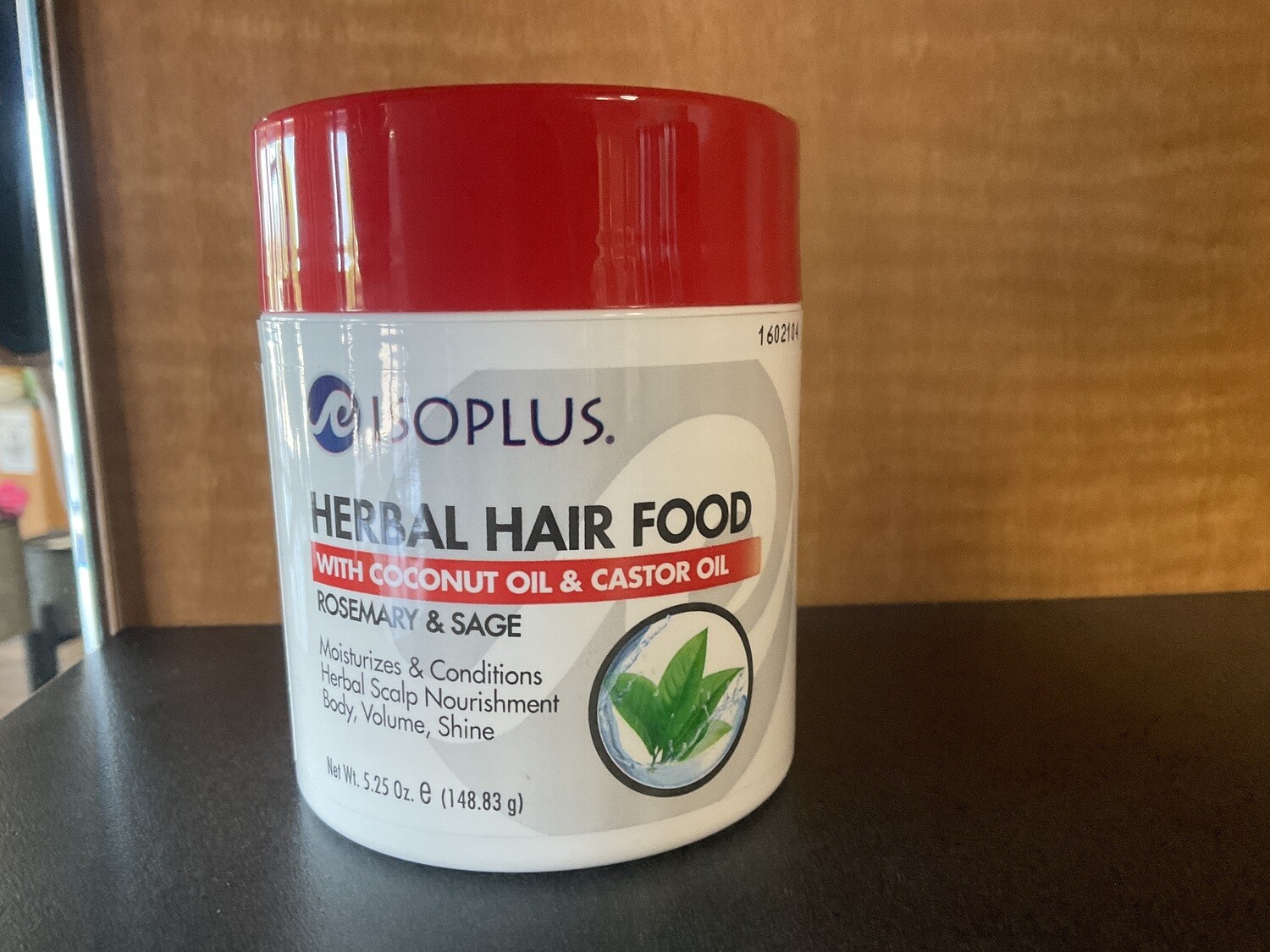 Isoplus Herbal Hair Food with Coconut and Castor Oil 5.25 oz