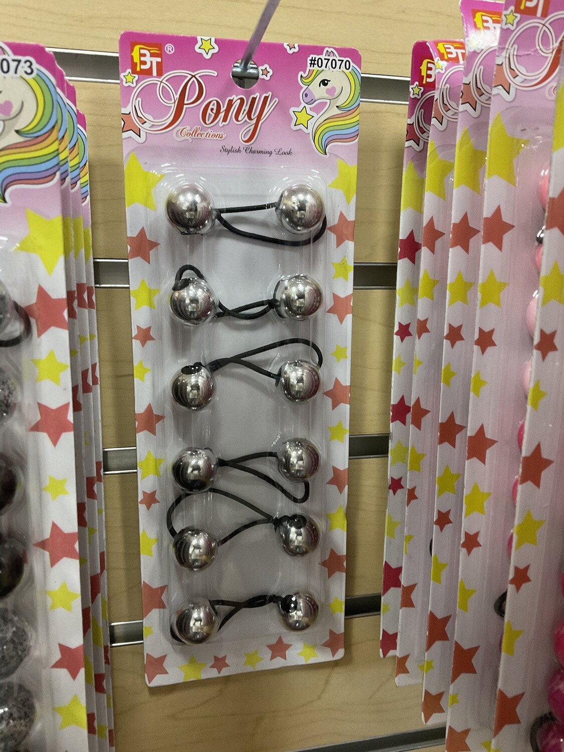 Ponytail silver BT