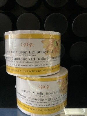 Gigi Natural Muslin Epilating Roll - 40 yards