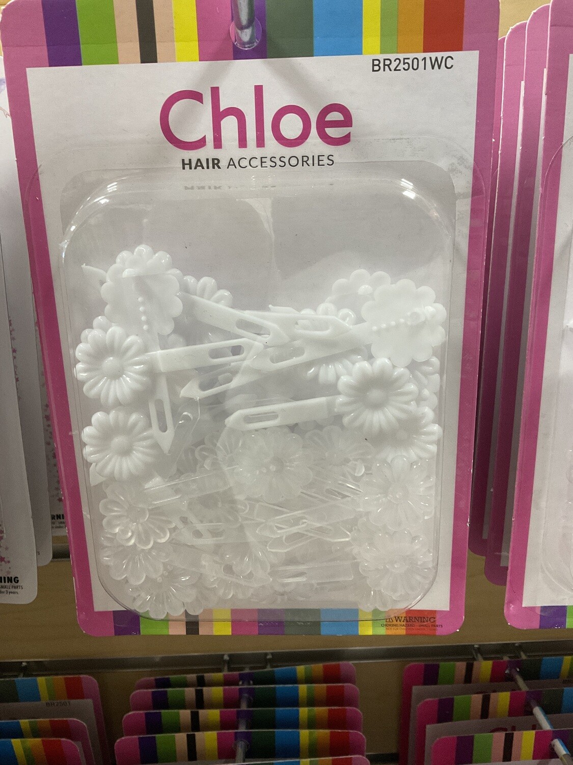 Chloe Barrette #01 Daisy White &amp; Clear