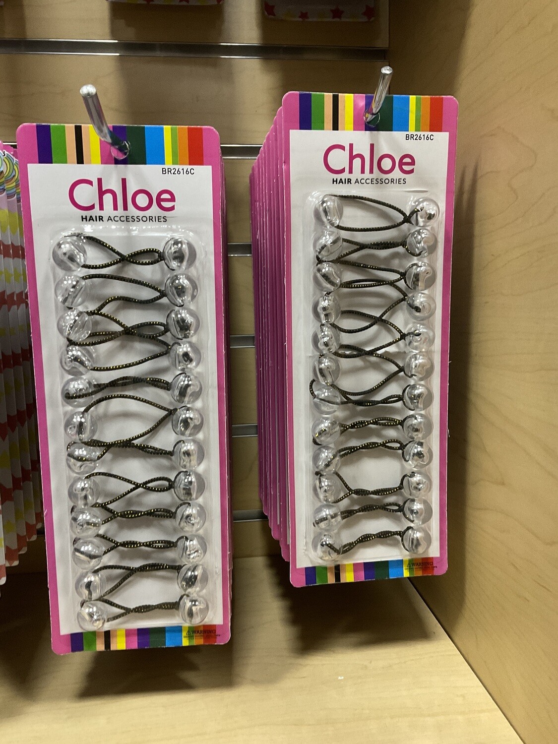 Chloe Ponytail Balls #2626 Clear