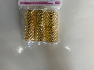 Dream World Filigree Hair Tube Gold Color