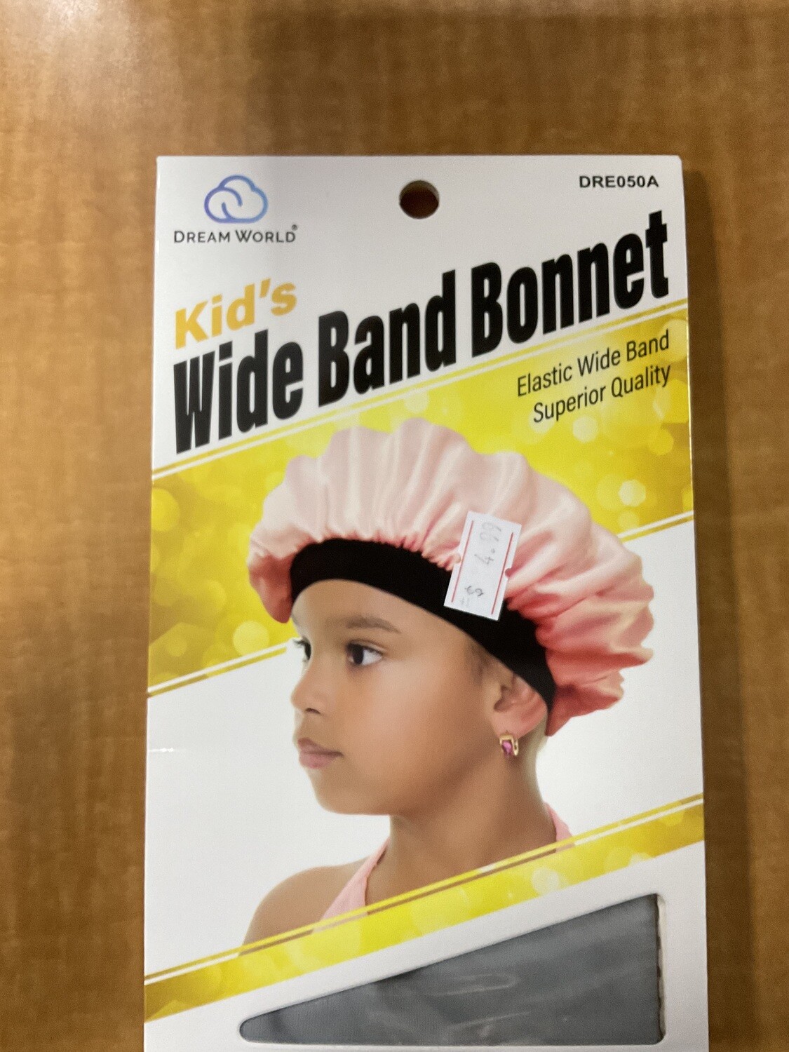 Dream World Kids Wide Band Bonnet-Gray