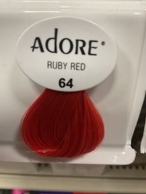 Adore Semi Perm Hair Color - Ruby Red 4 oz