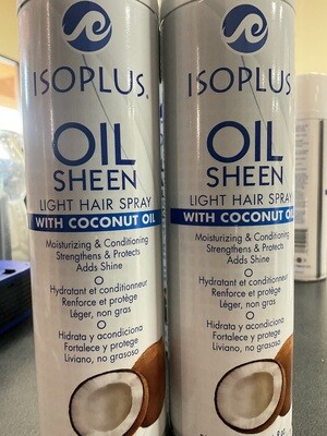 Isoplus Oil sheen light with coconut oil