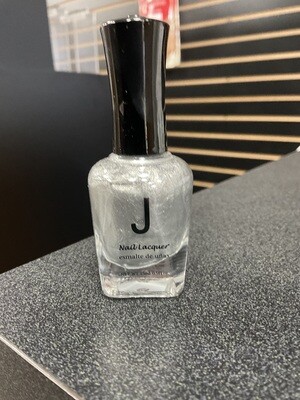 J2 Metallic silver nail polish