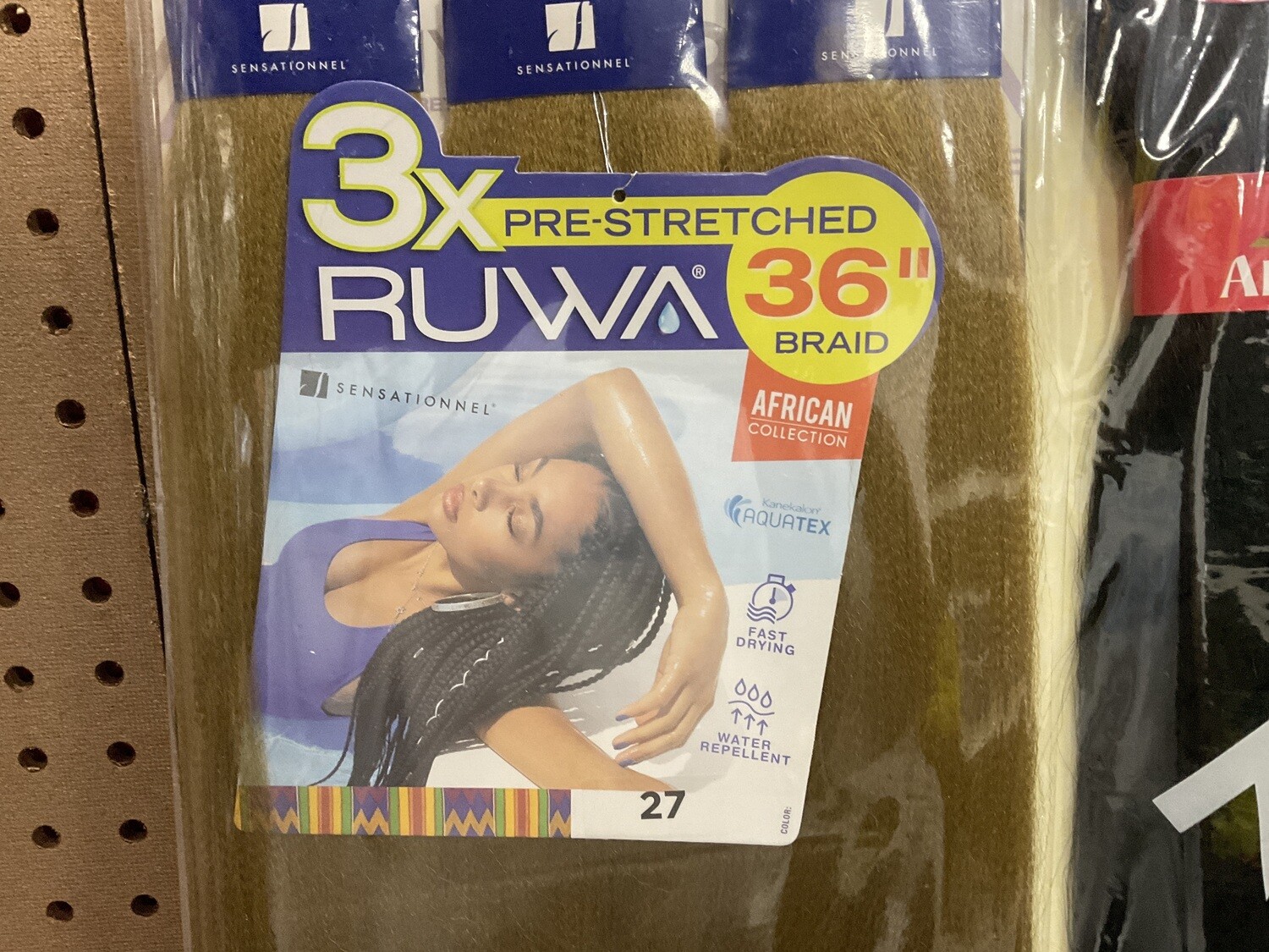 Ruwa 3X Pre-Stretched Hair 36” #27