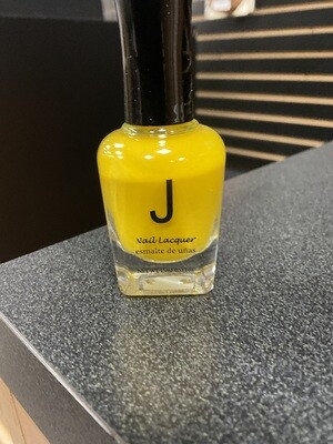 J2 Neon yellow nail polish