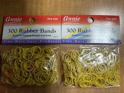 Annie Rubber Bands Yellow 300 Count