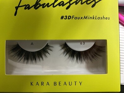 Kara Beauty Fabulashes 3D minklashes A63