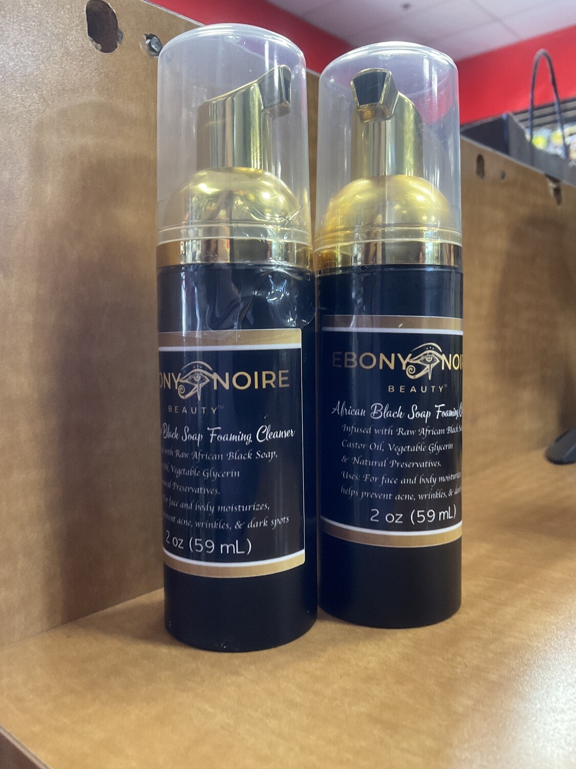 Ebony Noir African Black Foaming Soap Cleanser 2oz