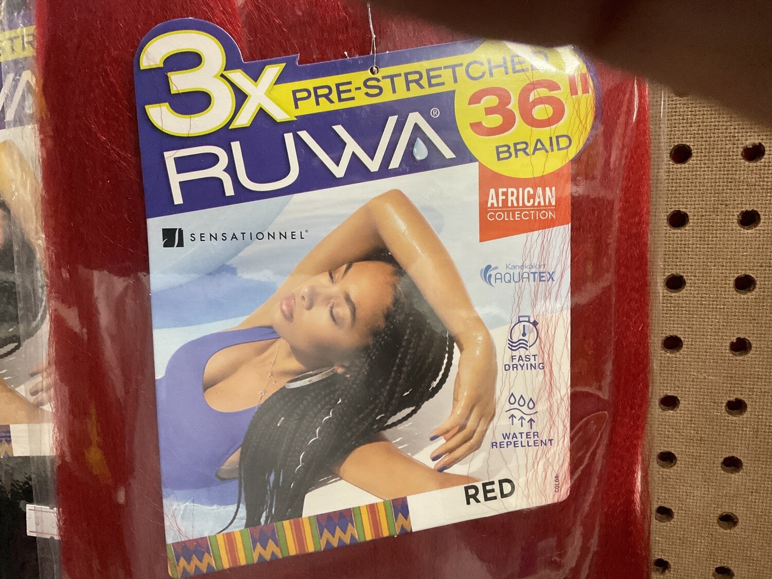 Ruwa 3X Pre-Stretched 36” Red