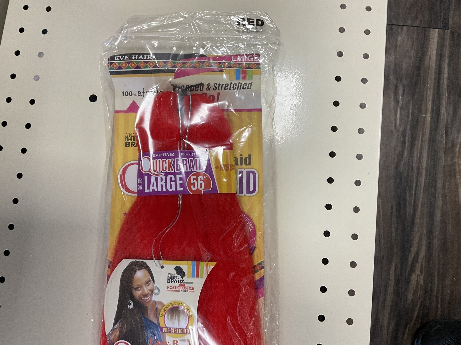 Eve Hair Braiding Hair Quick Braid Large Red 56 Inches