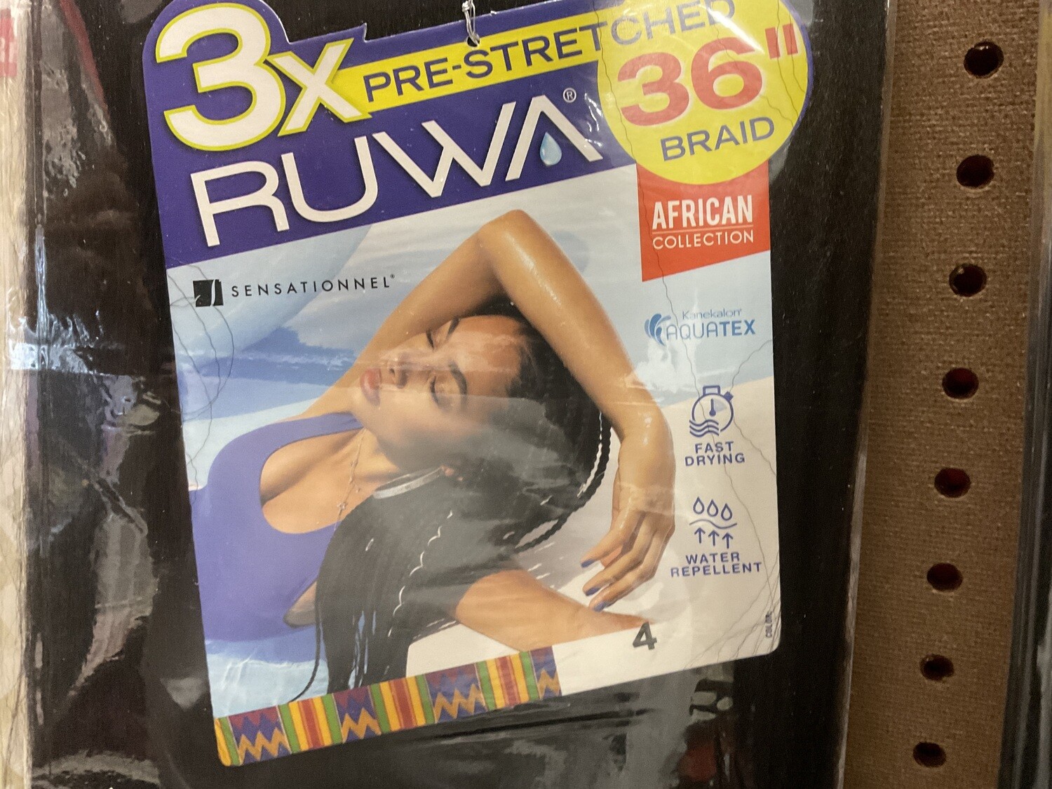 Ruwa 3X Pre-Stretched Hair 36” #4