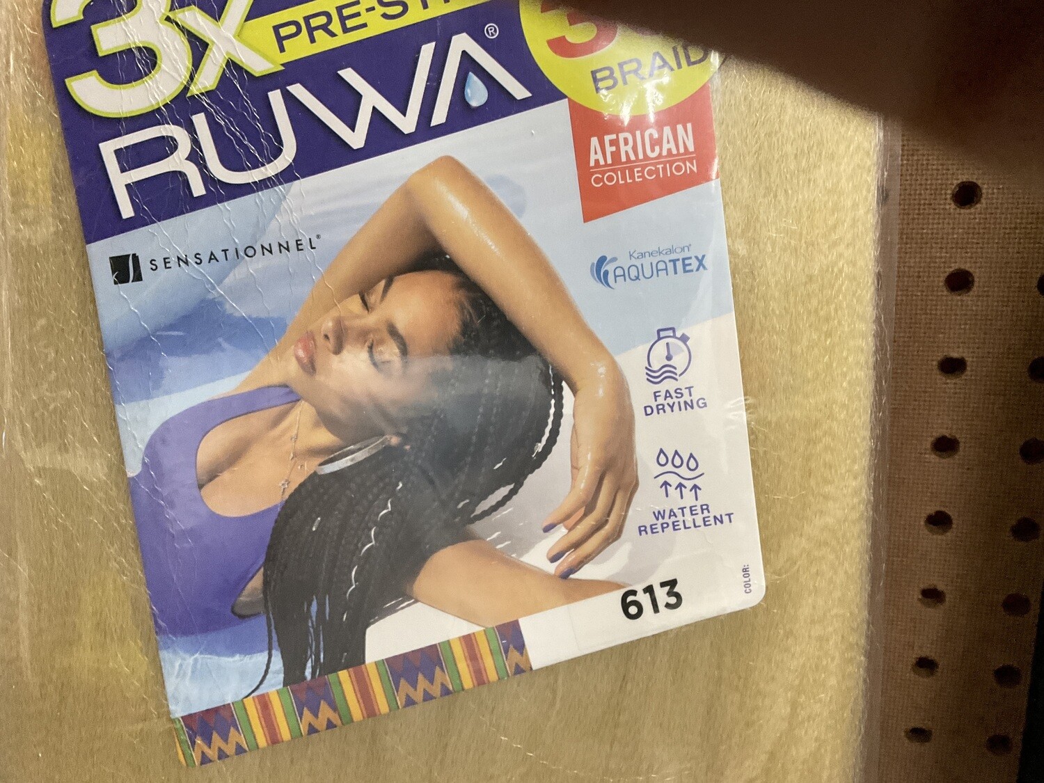 Ruwa 3X Pre-Stretched Hair 36” #613