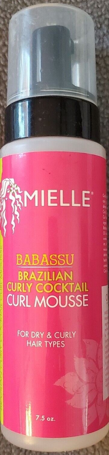 Mielle Babassu Brazilian Curly Cocktail Curl Mousse 7.5 oz