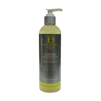 Design Essentials Natural Hair Almond &amp; Avocado Sulfate-Free Shampoo 12 oz.