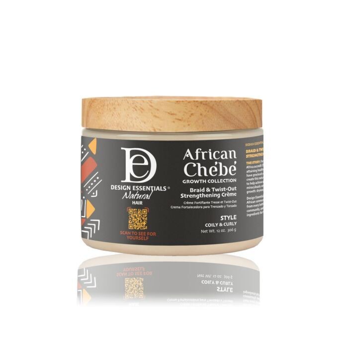 Design Essentials African Chebe Braid &amp; TwistOut Creme 12 oz.