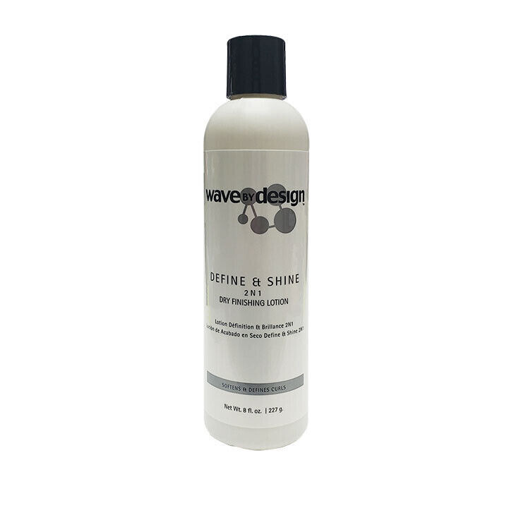 Design Essentials Wave by Design Define &amp; Shine 2N1 Dry Finishing Lotion 8 oz..