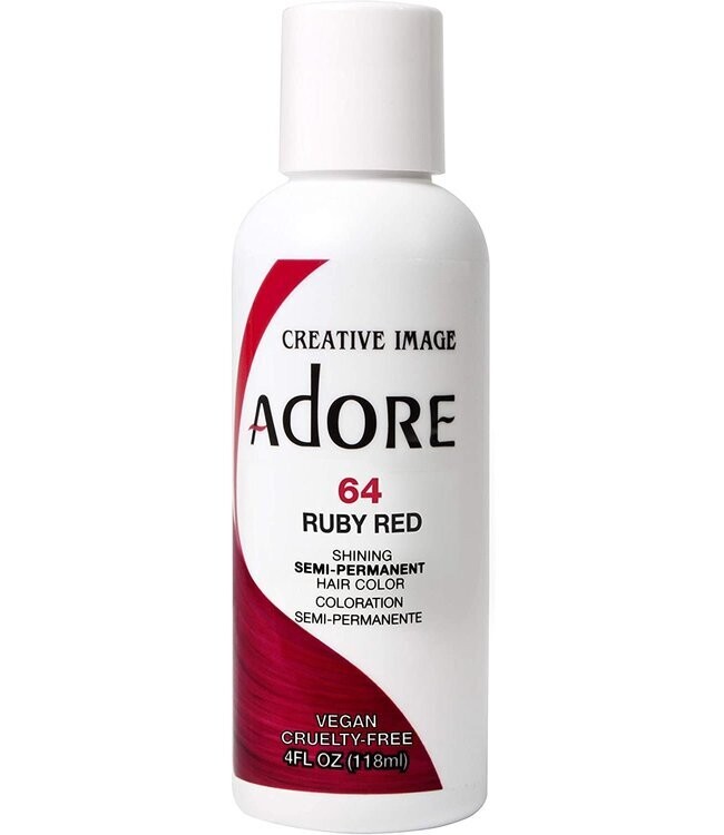 Adore Semi Perm Hair Color - Ruby Red 4 oz