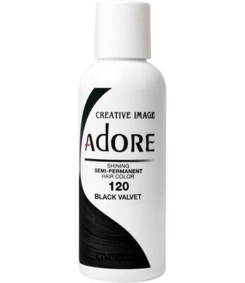 Adore Semi Permanent Hair Color - Black Velvet 4 oz