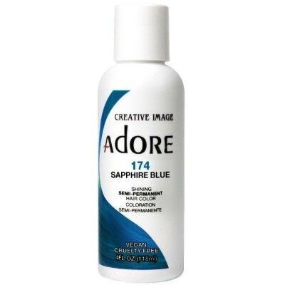 Adore Semi Permanent Hair Color - Sapphire Blue 4 oz
