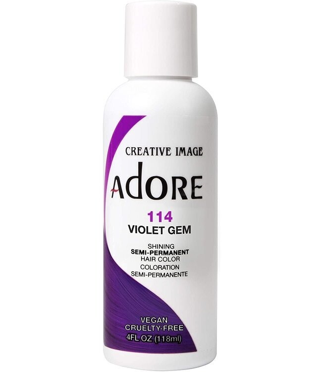 Adore Semi Perm Hair Color - Violet Gem 4 oz