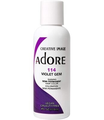 Adore Semi Permanent Hair Color - Violet Gem 4 oz