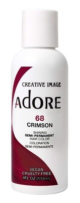 Adore Semi Permanent Hair Color - Crimson 4 oz