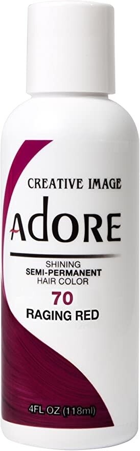 Adore Semi Perm Hair Color - Raging Red 4 oz