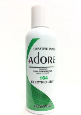 Adore Semi Permanent Hair Color - Electric Lime 4 oz