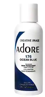 Adore Semi Permanent Hair Color - Ocean Blue 4 oz