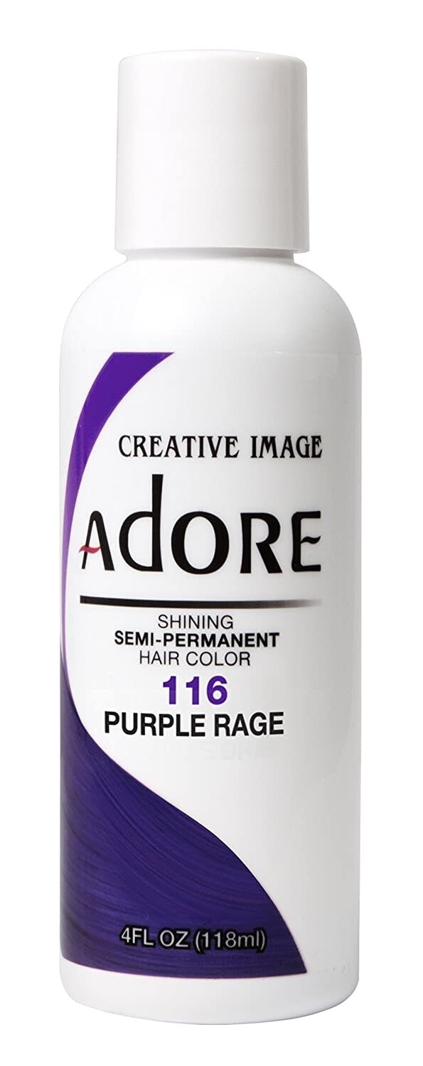 Adore Semi Perm Hair Color - Purple Rage 4 oz
