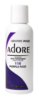 Adore Semi Permanent Hair Color - Purple Rage 4 oz