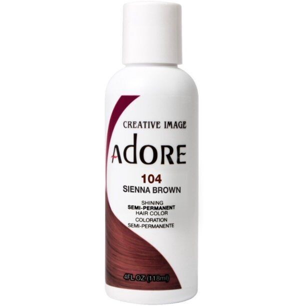 Adore Semi Perm Hair Color - Sienna Brown 4 oz