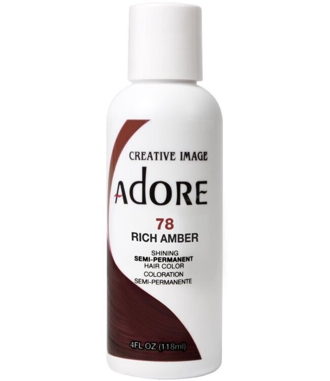 Adore Semi Perm Hair Color - Rich Amber 4 oz