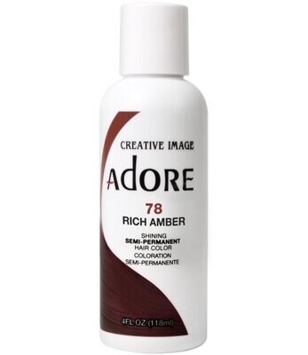 Adore Semi Permanent Hair Color - Rich Amber 4 oz