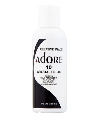 Adore Semi Permanent Hair Color - Crystal Clear 4 oz