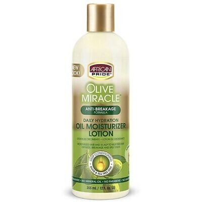 African Pride Olive Miracle Oil Moisturizing Lotion 12 oz.