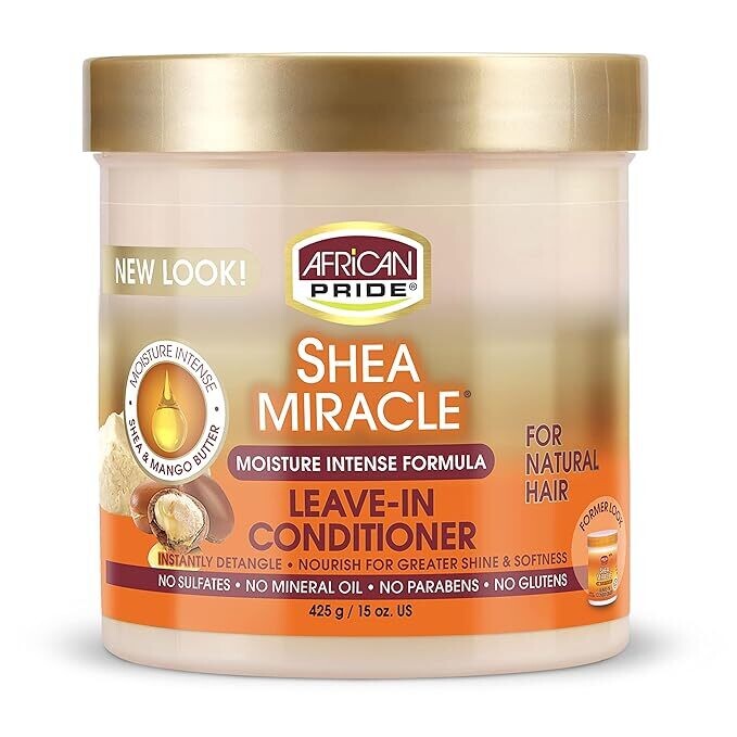 African Pride Shea Miracle Leave In-Conditioner 15 oz.