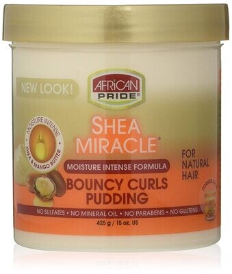African Pride Shea Miracle Bouncy Curls Pudding 15 oz.