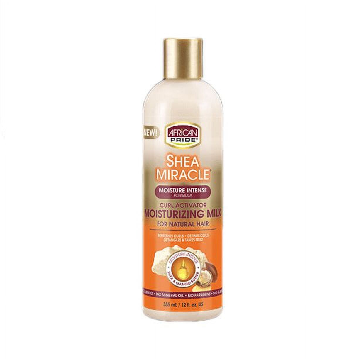 African Pride Miracle Curl Activator Moisturizing Milk 12 oz.