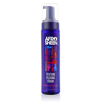 Afro Sheen Texture Flexing Foam, For Hydration, Curl Definition and Shine 8.5 oz.